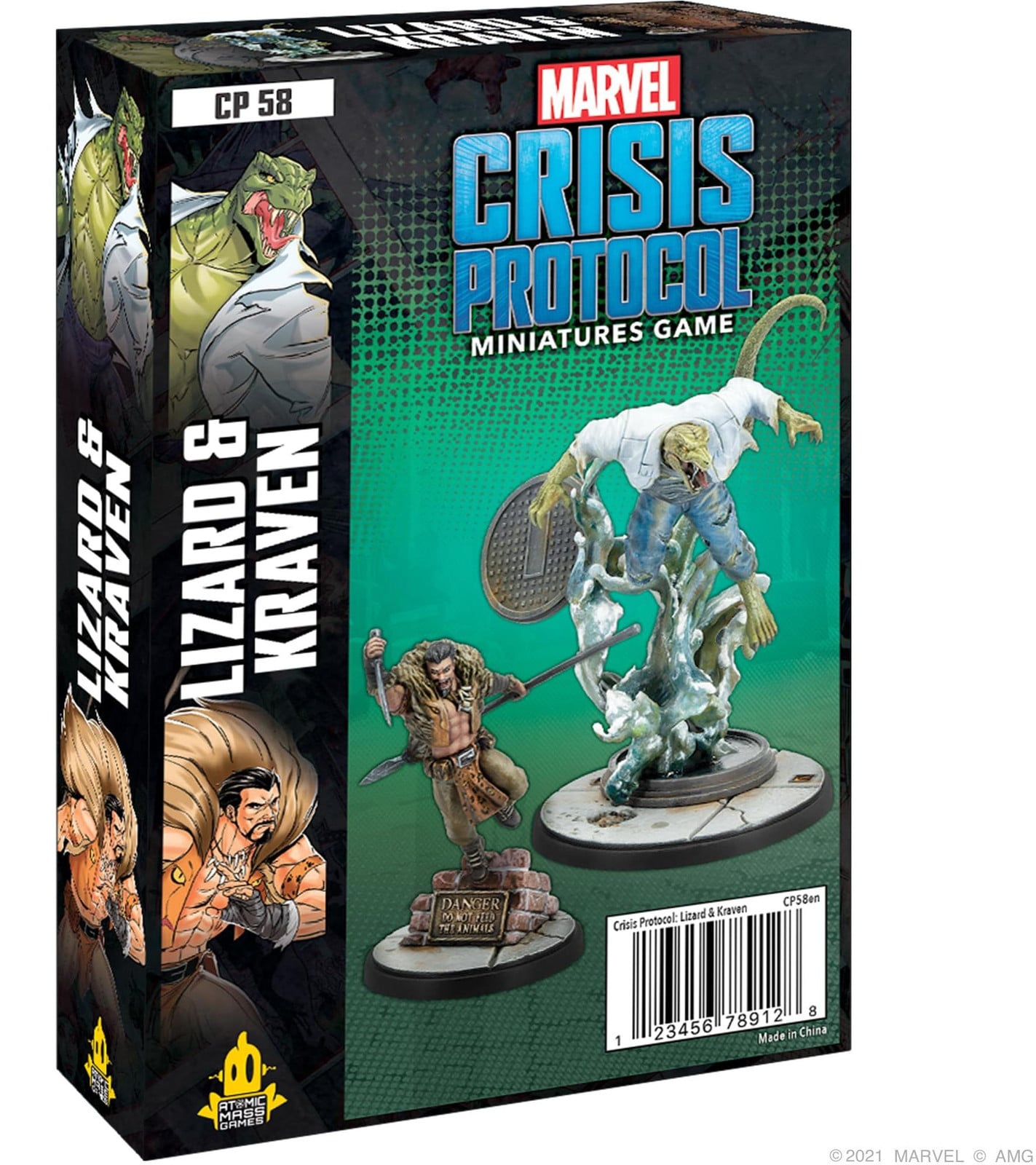 Marvel Crisis Protocol: Hagedis en Kraven van Asmodee
