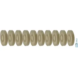 KS Tools Gummi-Radierteller für matte Lacke, 88 mm, 10er Pack - 515.5496