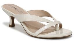 Women's Navine Thong Sandal by LifeStride in Bone (Size 7 M)