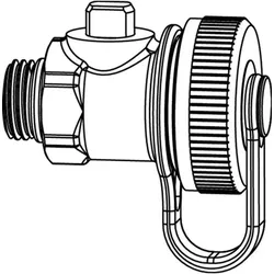 Imi Hydronic Engineering, Ventil, TA Füll- und Entleerungskugelhahn für TA-Multi, 3/4" Schlauchanschluss
