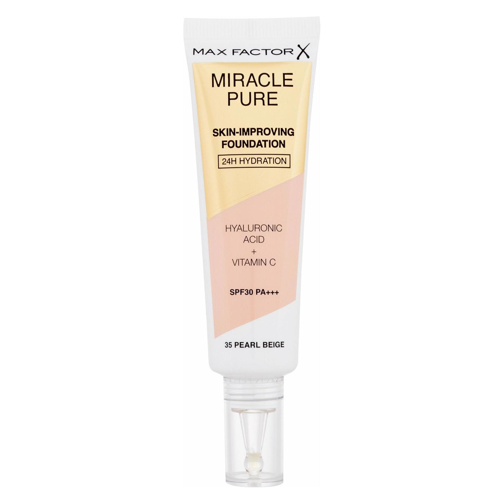Max Factor Miracle Pure Skin-Improving Foundation (35 Pearl Beige) (3616302638604)