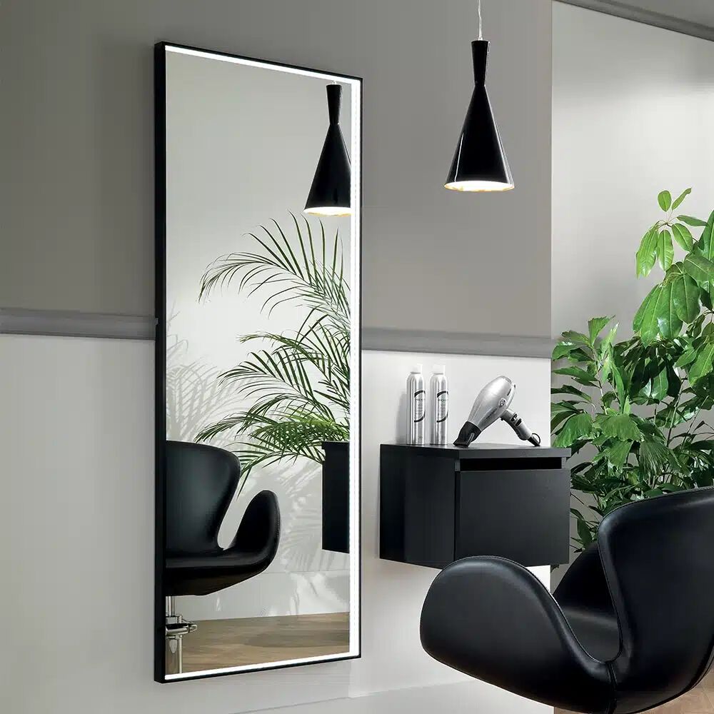 Xanitalia Specchiera grande da parrucchiere con illuminazione luce LED Cielo di XaniPro