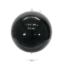 SATISFIRE Spiegelkugel 50cm schwarz Safety Discokugel Mirrorball Party Disko
