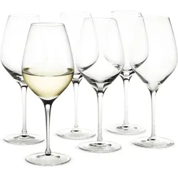 Holmegaard Cabernet White wine glass 36 cl- Box of 6, Weingläser, Transparent