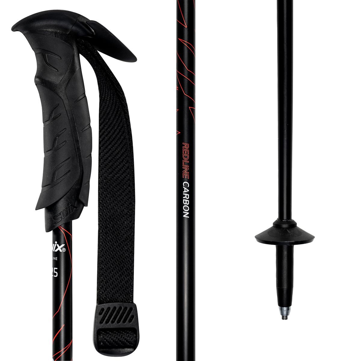Swix Redline Phoenix Pole Carbon, Black, 1300 black (10000) 130cm 25010-23-10000-1300