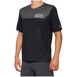 100%, Herren, Velotrikot, Airmatic Jersey (L), Schwarz