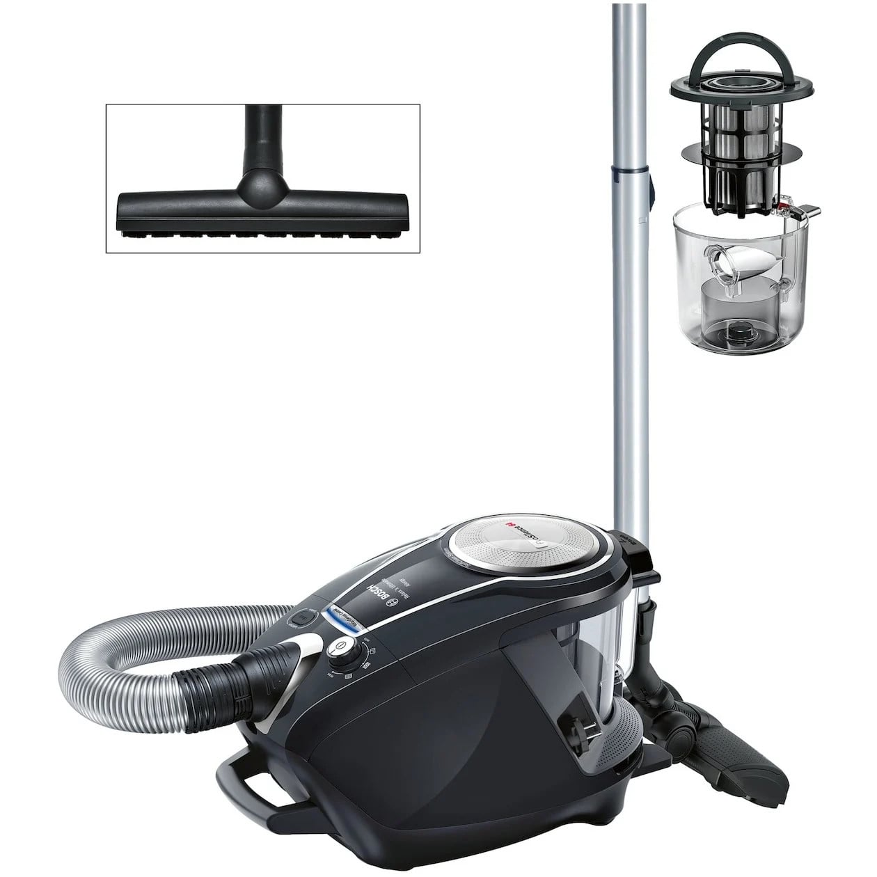 Bosch BGS7SIL64 Stofzuiger zonder zak Zwart
