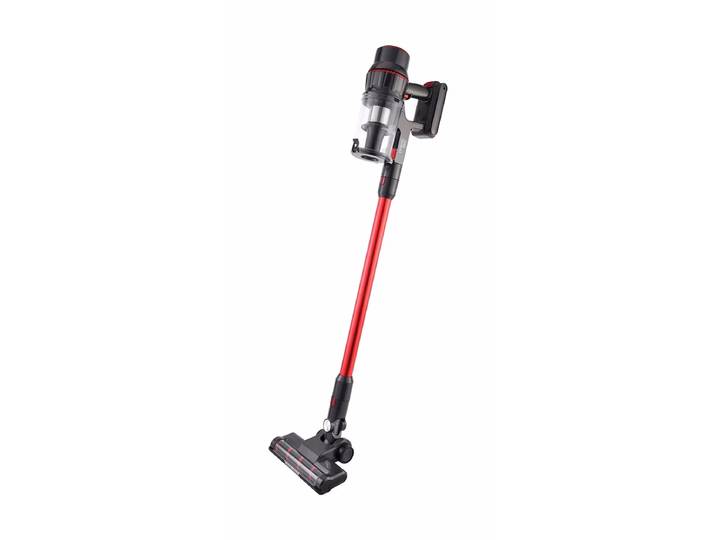 Primotec Red Jaguar Akkustaubsauger – Akku Staubsauger/Besenstaubsauger – rot