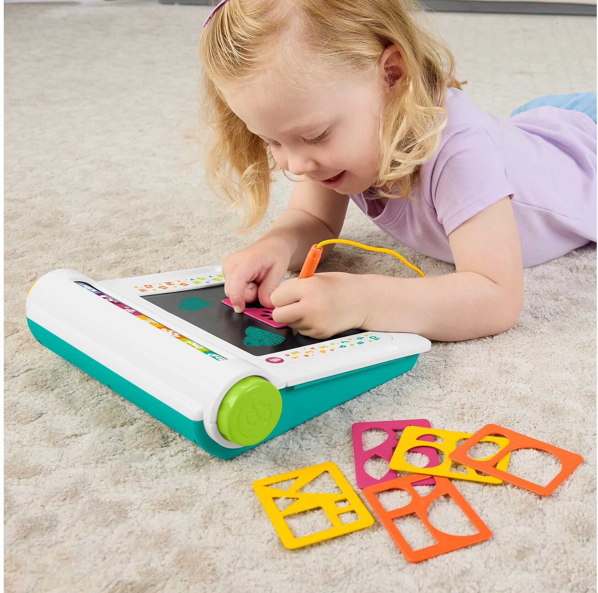 Fisher Price Lernspielzeug FISHER-PRICE "Doodle Pro", Kinder, bunt, Kunststoff, Lernspielzeug Lernspielzeug bunt Einheitsgröße