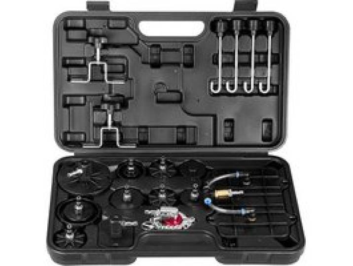 VEVOR Kit purge maître-cylindre de frein, 12 pcs, ensemble d'adaptateurs de purge de frein, avec kit complet et poignée, professionnel et durable, pour remplissage du liquide de frein des véhicules