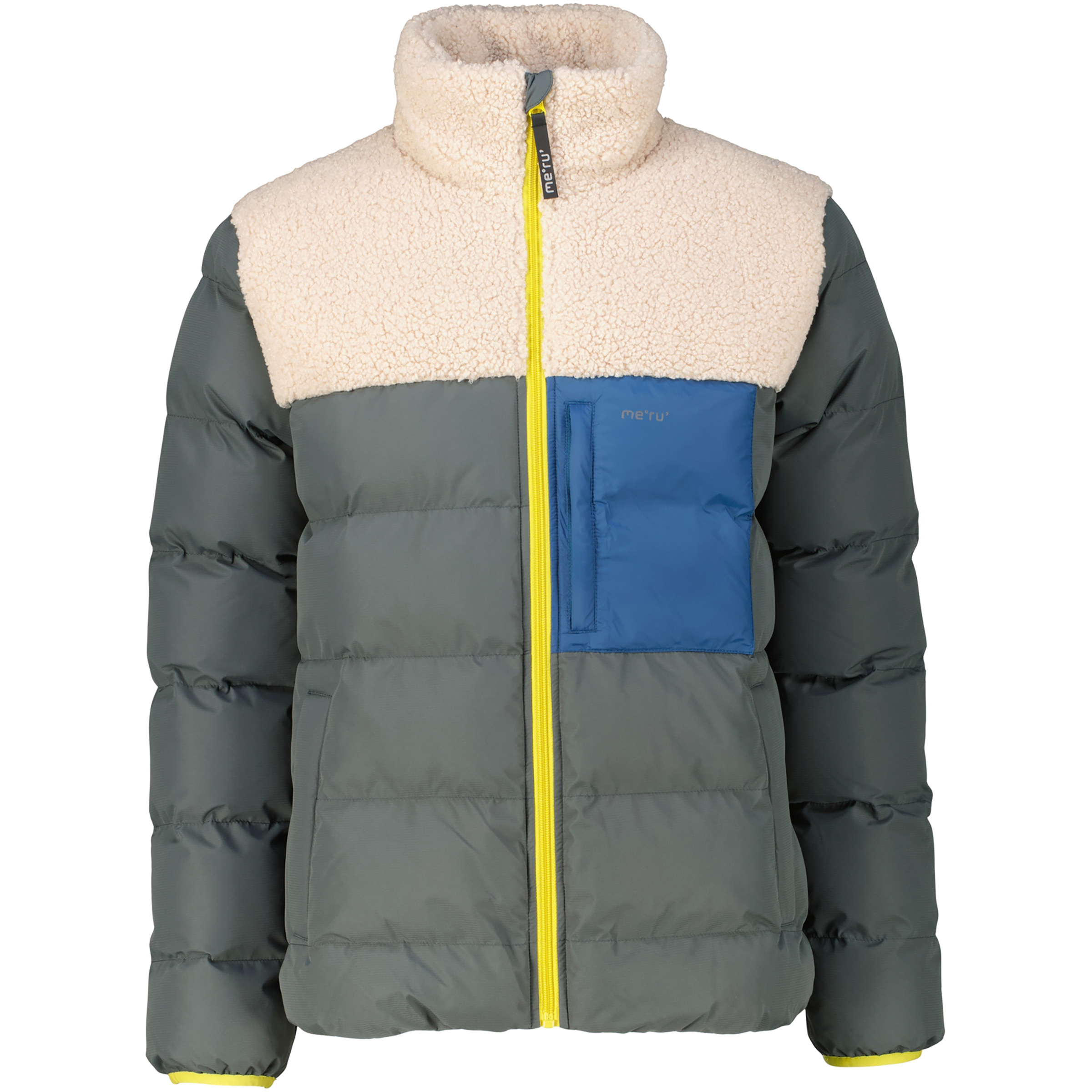 Bergzeit Basics Meru Roskilde Herren Kunstfaserjacke grau Größe XL Lifestyle Isolierend