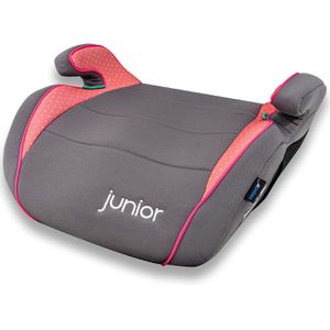 Petex Kindersitz Max 304 R129, von 125-150 cm 19-36 kg, grau/pink, für 6-12 Jahre