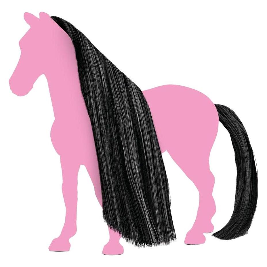 Schleich Haare Beauty Horses Black (42649)