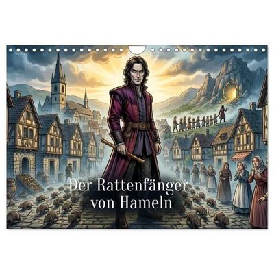 Der Rattenfänger von Hameln (Wandkalender 2027 DIN A4 quer), CALVENDO Monatskalender