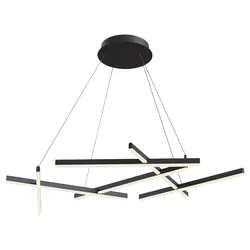 Pendelleuchte Line Schwarz max. 79 Watt