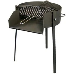 Imex el zorro, Holzkohlegrill, Kohlegrill mit Standbeinen Grill Schwarz Ø 60 x 75 cm