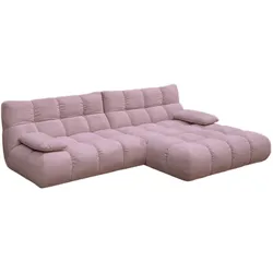 ECKSOFA VIVIEN Pink Cord
