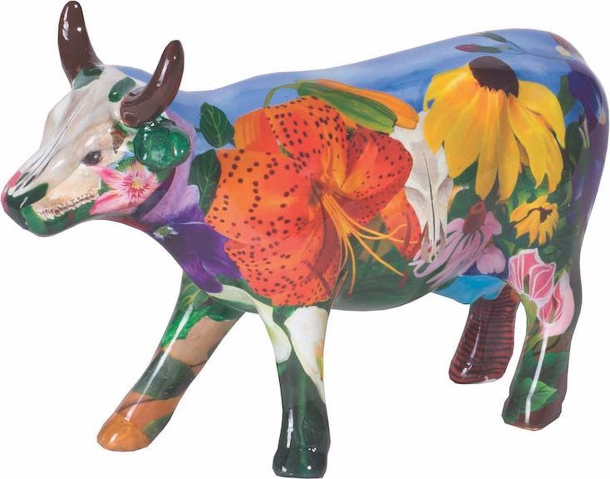Cow Parade Georgia O'Kowffe keramische tafeldecoratie
