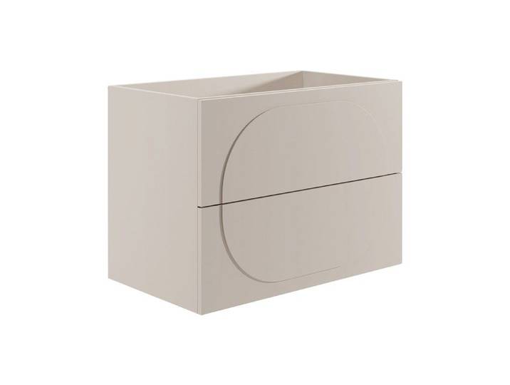 Meuble sous vasque suspendu - Beige - 80 cm - VUTOMA