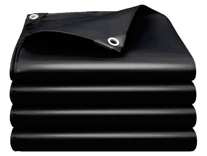 Abdeckplane 150 g/m² robust reißfest wasserdicht 2x2m schwarz