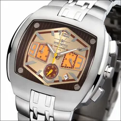 FIREFOX - CHRONOGRAPH GIANT - beige braun / 46 x 47 MM