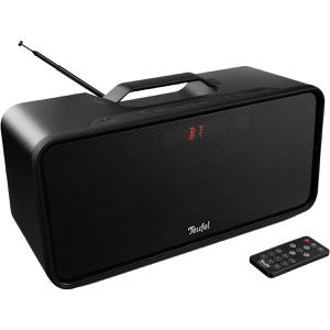 Teufel Bluetooth-Lautsprecher Boomster 4, night black, Wasserfest IPX5, mit Radio-Funktion, 23h Akkulaufzeit, 42 W