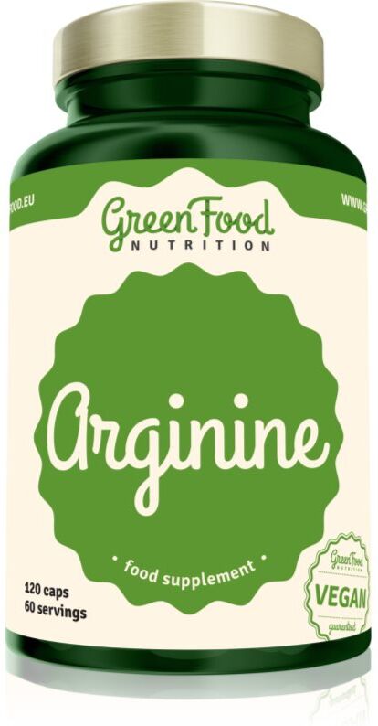 GreenFood Nutrition Arginine régénération et croissance des muscles 120 cps