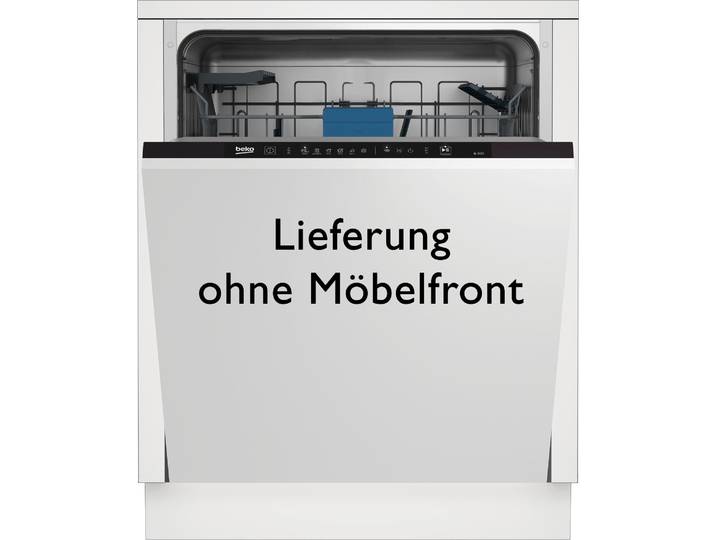 BEKO vollintegrierbarer Geschirrspüler BDIT16430 , Energieeffizienz: D, silber (weiß, neutral), B:59,8cm H:86,1cm T:55cm, Geschirrspüler, 81,6 cm Gerätehöhe bieten Platz unter hohen Arbeitsplatten., vollintegrierbarer Geschirrspüler