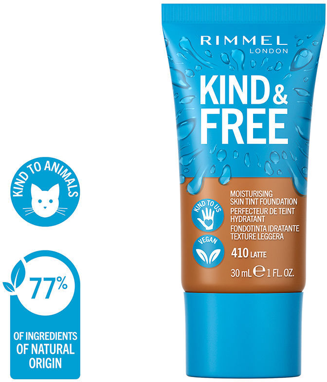 Rimmel London Kind & Free skin tint foundation #410-latte