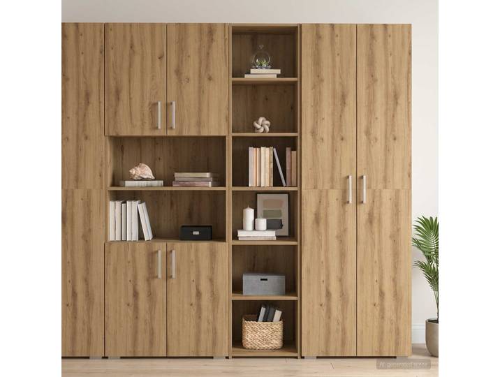 vidaXL Sideboard Artisan-Eiche 40 x 41 x 185 cm Holzwerkstoff