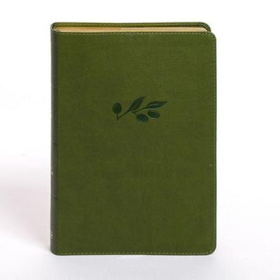 KJV Personal Size Giant Print Bible, Olive Leathertouch, Gebundene Ausgabe von Holman Bible Publishers, B&H Publishing Group