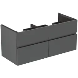Ideal Standard Möbeldoppel-Waschtischunterschrank Finesse 1200x505x550mm 4 Auszüge Anthrazit matt, E E3399Y2