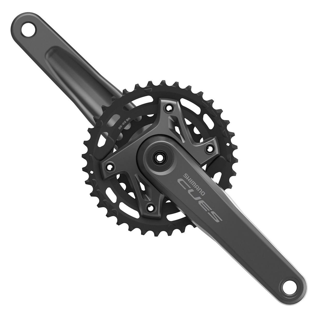 Shimano Kettenradgarnitur CUES FC-U6000 170 mm 36X22 (170 mm) (EFCU60002BCX62)