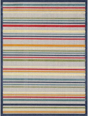 Domani Napa Summer Stripe Indoor/ Outdoor Rug