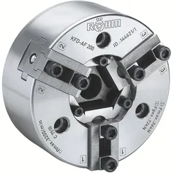 Röhm Kraftbetätigtes-Ausgleichsfutter KFD-AF, Größe 250, 3-Backen, Spitzverzahnung 90° - 144622