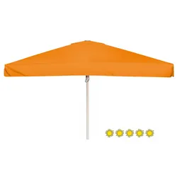 Doppler Gastronomie Sonnenschirm "Braumeister 400 x 400",orange,400 x 400 cm