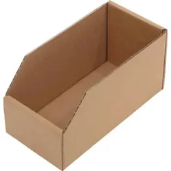 Regalkasten L200 x B100 x H100 mm braun 1-wellige Pappe - 5212140
