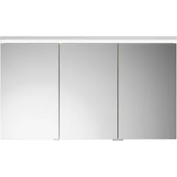 burgbad Lin20 Spiegelschrank LED-Beleuchtung, 3 Türen, mittlerer Tür Anschlag links 1200x700x170mm, SPQK120RF5353, Farbe: Eiche Dekor Urban