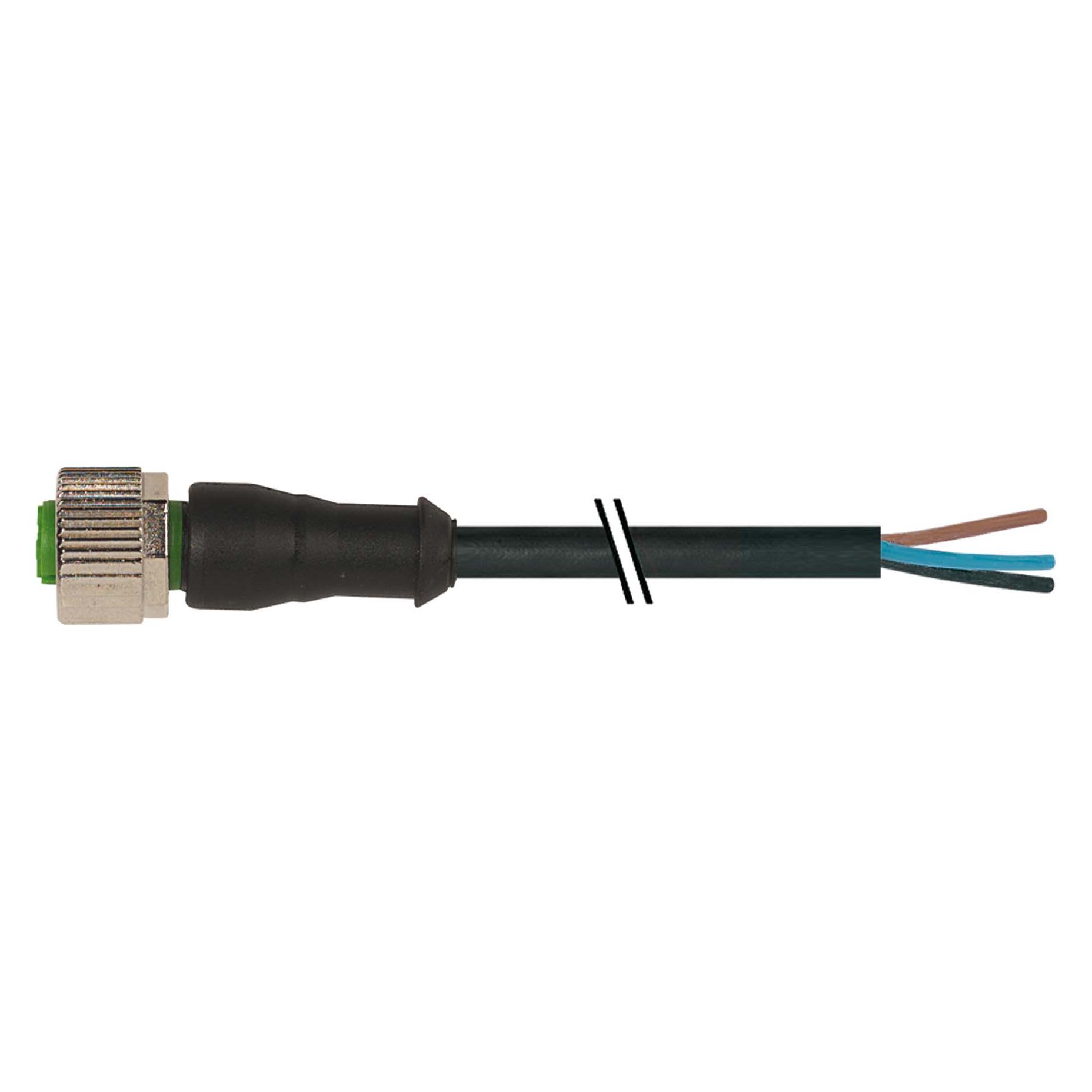 Murr Elektronik M12 Bu. 0° freies Ltg.-ende PVC 4x0.34 sw UL/CSA 5m (7000-12221-6140500)