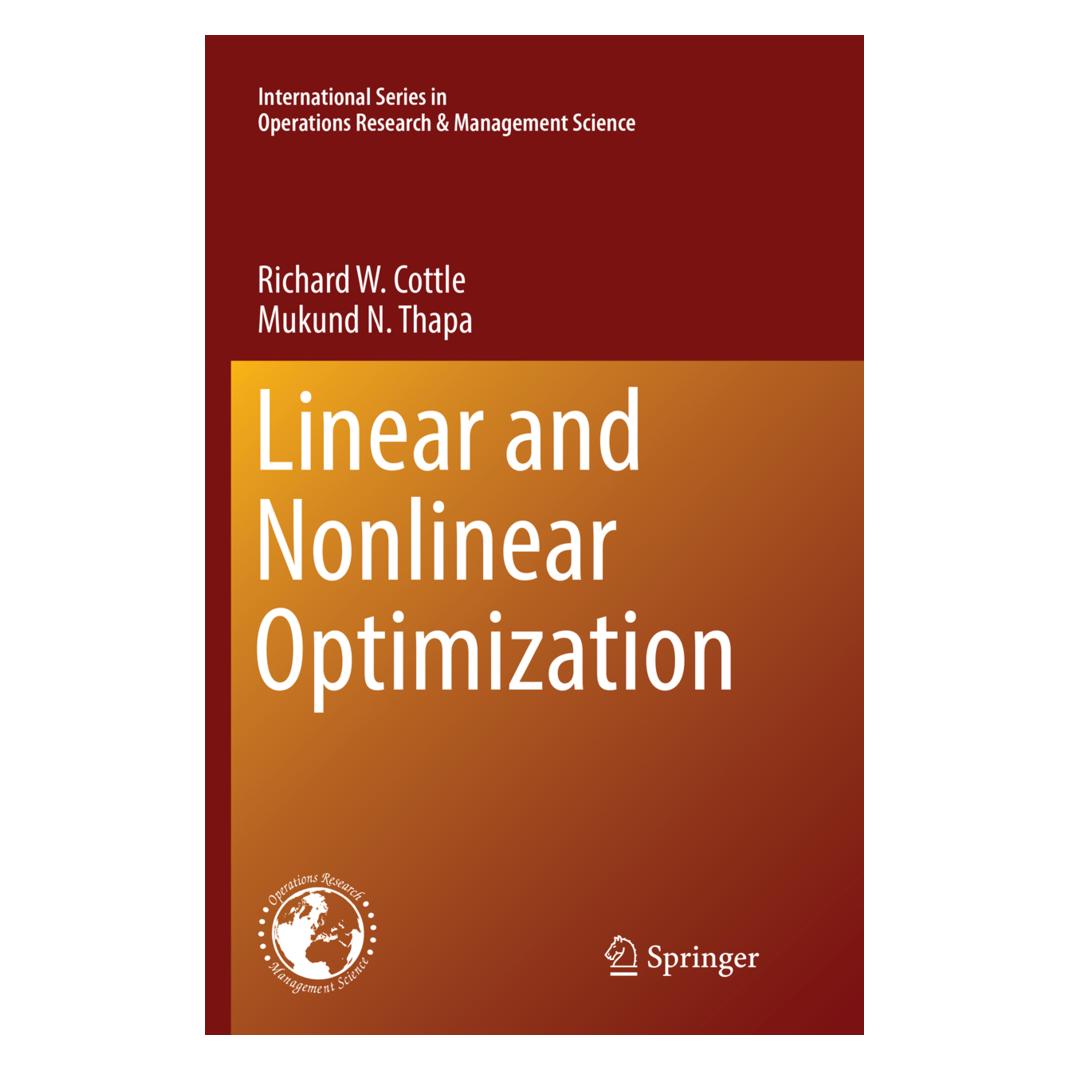 Springer Linear and Nonlinear Optimization (Englisch, Softcover, Mukund N. Thapa, Richard W. Cottle) (56053641)