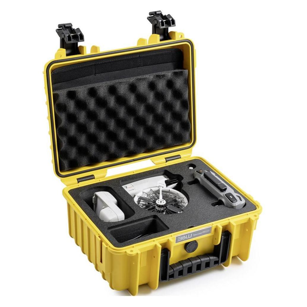 B&W International B&W drone.case PP.117 gelb für DJI Flip (Drohnen Koffer, DJI Flip) (PP.117.Y.FLIP)