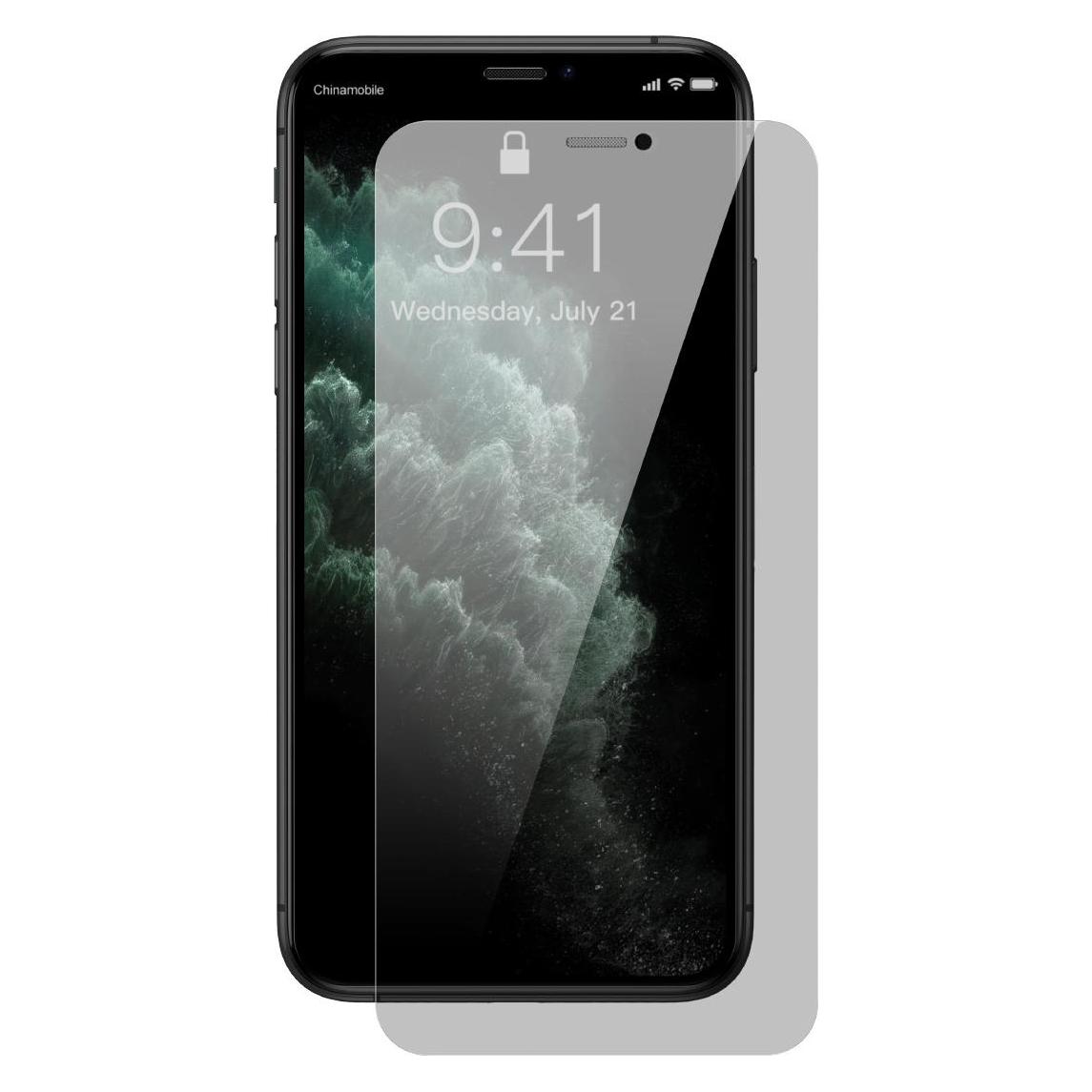 Baseus All-glass Porcelain Crystal Dust-proof Anti-peeping Film for iP11 (1 Stk., Apple iPhone 11, Apple iPhone XR) (SGBL061602)