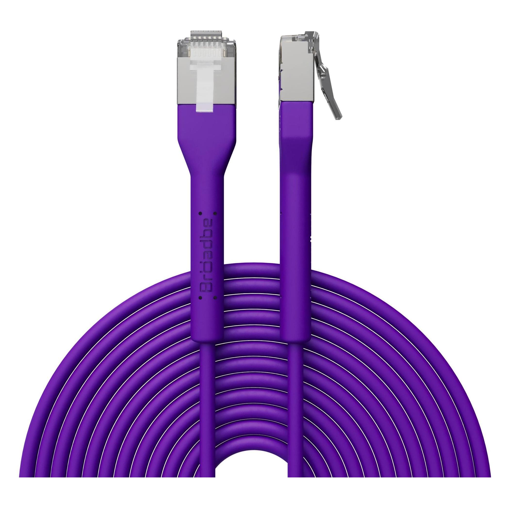 Broadbe Slim Patch Cable 10G Purple 5m Cable-Patch-Cat6A-PR-5M-Slim (CAT6a, 5 m) (Cable-Patch-Cat6A-PR-5M-Slim)