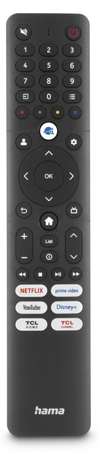 Hama 00221068 TV-afstandsbediening, infrarood, draadloos, zwart