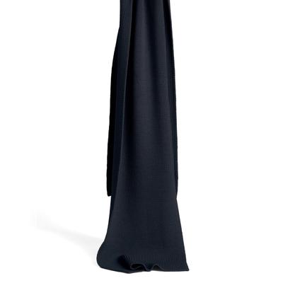 Schal BURLINGTON "Kensington", Damen, Gr. onesize, blau (schwarz (3000)), Modetücher Schal