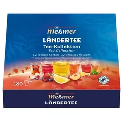 Meßmer Teebox »Ländertee« Kräuter- und Früchtetees 180 Portionen gelb