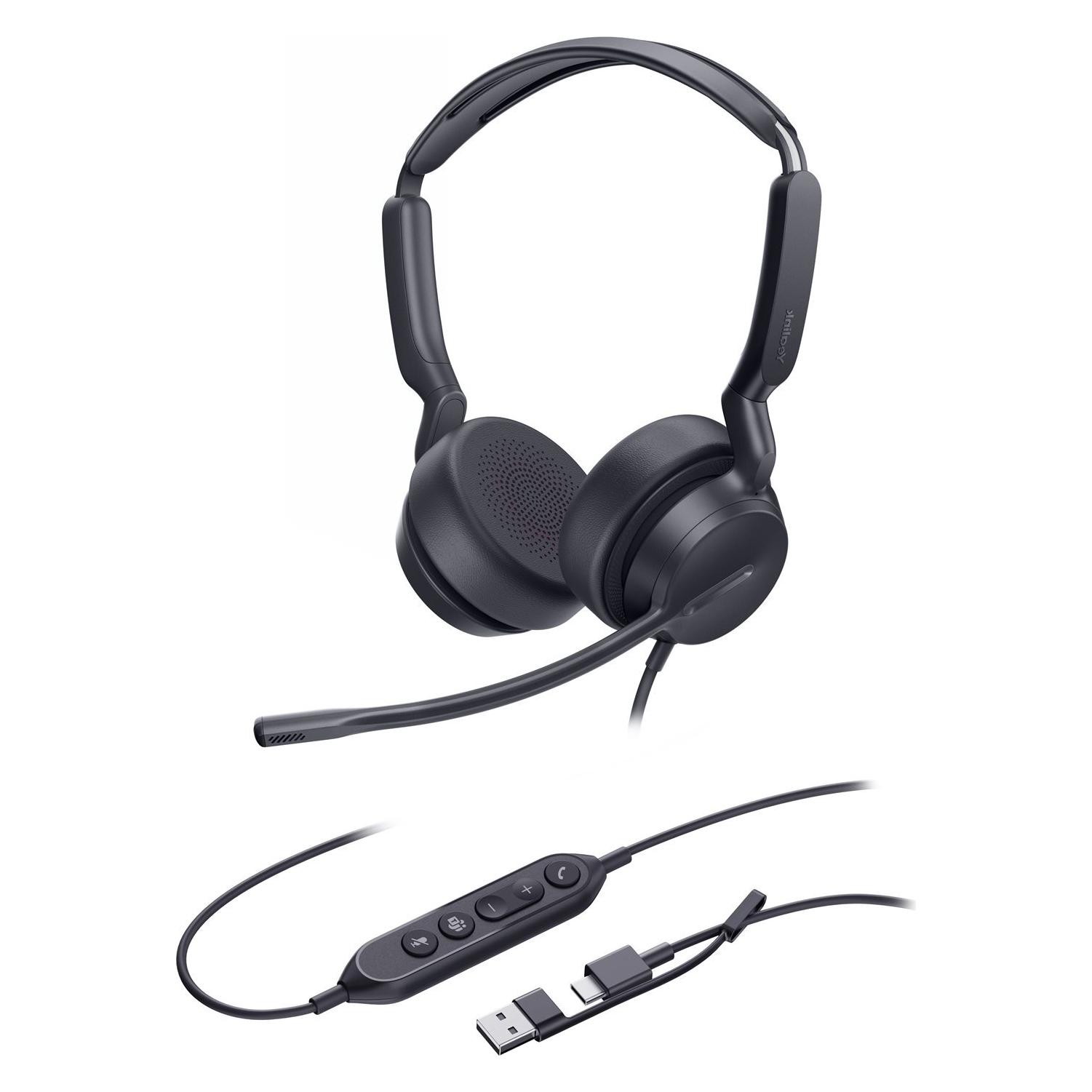 Yealink UH42 Dual Teams USB-C/A (Kabelgebunden, USB-A, Microsoft Teams) (UH42 DUAL TEAMS USB-C/A)