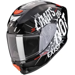 Scorpion Exo, Motorradhelm, Scorpion Exo-JNR Air Boum Schwarz / Weiss L (L)