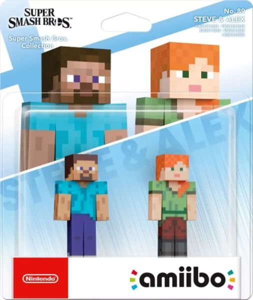 Nintendo Amiibo Super Smash Bros.-Steve & Alex (Diversen) Nieuw
