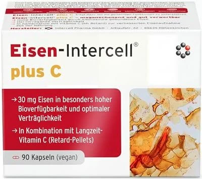 Eisen-Intercell plus C magensaftresistente Kapseln 90 St magensaftresistent